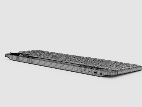 RAZER BLACKWIDOW V4 LOW PROFILE HYPERSPEED KEYBOARD Modèle 3D