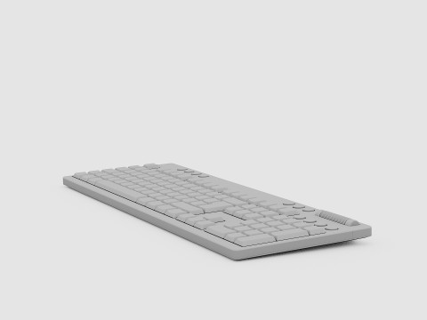 RAZER BLACKWIDOW V4 LOW PROFILE HYPERSPEED KEYBOARD Modèle 3D