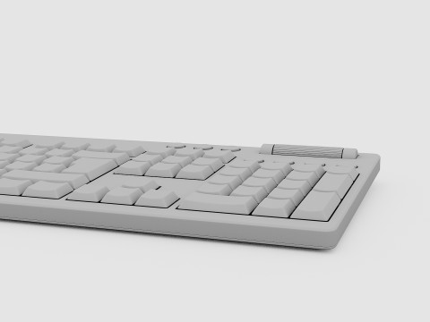 RAZER BLACKWIDOW V4 LOW PROFILE HYPERSPEED KEYBOARD Modèle 3D