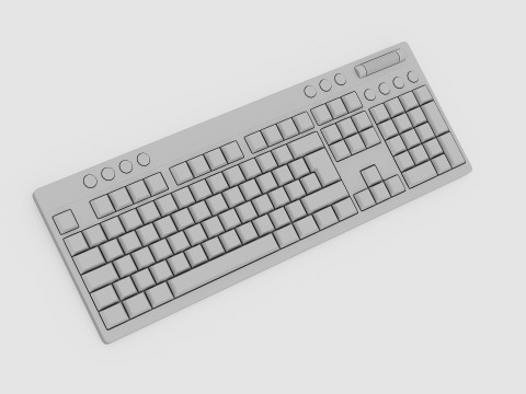 RAZER BLACKWIDOW V4 LOW PROFILE HYPERSPEED KEYBOARD Modèle 3D