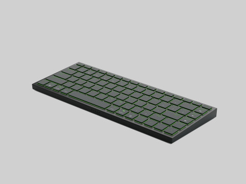 RAZER JORO KEYBOARD 3D Modell