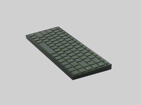 RAZER JORO KEYBOARD 3D Model