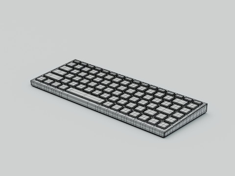 RAZER JORO KEYBOARD 3D Modell