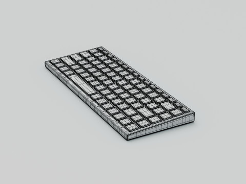 RAZER JORO KEYBOARD 3D Modell