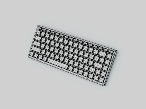 RAZER JORO KEYBOARD 3D Modell