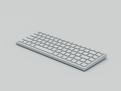 RAZER JORO KEYBOARD 3D Modell