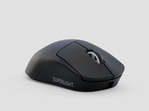 LOGITECH PRO X SUPERLIGHT 2 DEX 3D मॉडल