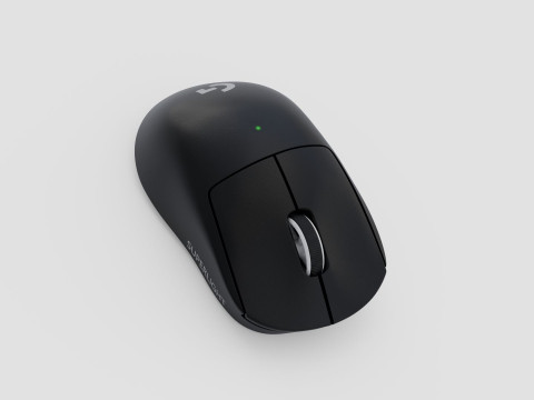 LOGITECH PRO X SUPERLIGHT 2 DEX 3D मॉडल