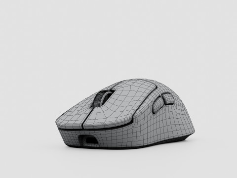 LOGITECH PRO X SUPERLIGHT 2 DEX 3D मॉडल