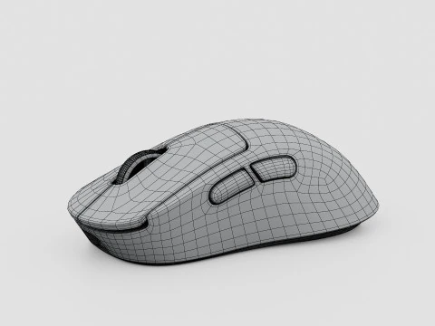 LOGITECH PRO X SUPERLIGHT 2 DEX Modello 3D