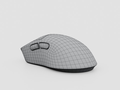 LOGITECH PRO X SUPERLIGHT 2 DEX 3D मॉडल