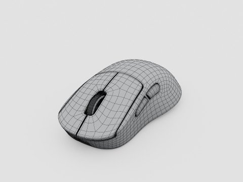 LOGITECH PRO X SUPERLIGHT 2 DEX 3D मॉडल