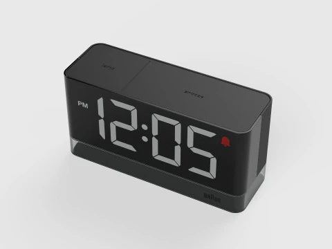 BC27 BRAUN LED DIGITAL ALARM CLOCK 3D Model