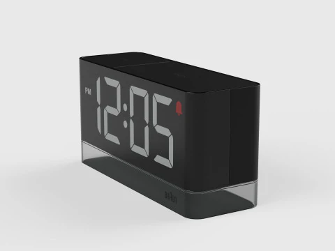 BC27 BRAUN LED DIGITAL ALARM CLOCK 3D Model