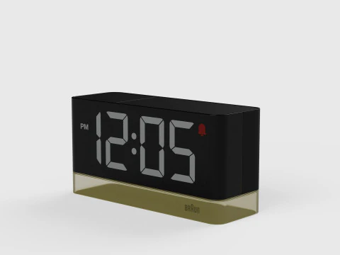 BC27 BRAUN LED DIGITAL ALARM CLOCK 3D Model