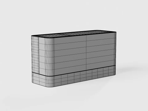 BC27 BRAUN LED DIGITAL ALARM CLOCK 3D Model