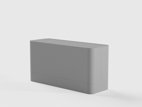 BC27 BRAUN LED DIGITAL ALARM CLOCK 3D Model