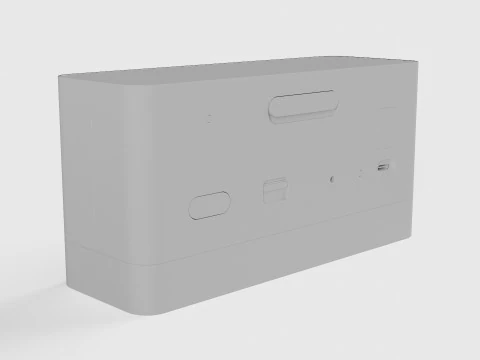 BC27 BRAUN LED DIGITAL ALARM CLOCK 3D Model