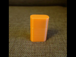 box for 18650 batteries 2 batteries 3D Model