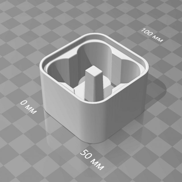 box cover for 18650 batteries 4 batteries 3D Model .c4d .max .obj .3ds .fbx .stl .blend 