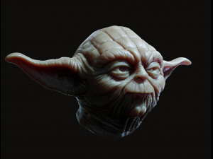 Yoda head 3d print model 3D-printmodel