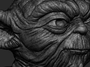Yoda head 3d print model Modelo de impresión 3D