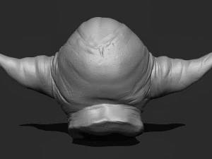 Yoda head 3d print model 3D Print Model