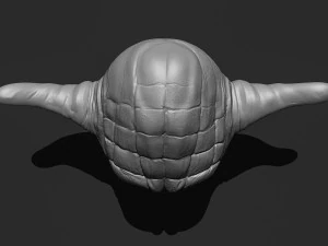Yoda head 3d print model 3D Print Model