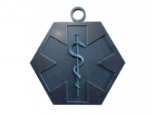 Star of Life - Emergency Medical Services Pendant EMS 3D print model 3D-printmodel
