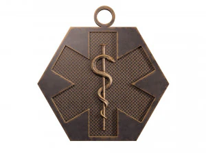 Star of Life - Emergency Medical Services Pendant EMS 3D print model 3D Print Model