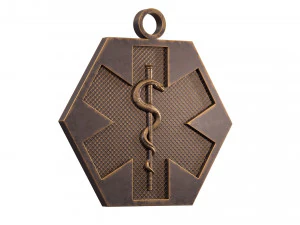 Star of Life - Emergency Medical Services Pendant EMS 3D print model 3D Print Model