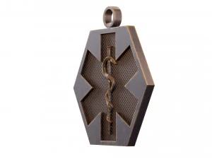 Star of Life - Emergency Medical Services Pendant EMS 3D print model 3D Print Model