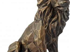Low poly Lion Papercraft 3D print model 3D Print Model