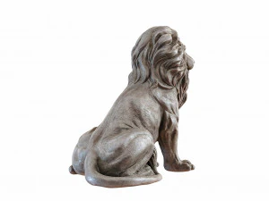 Sitting Lion statue PBR Lowpoly Low-poly 3D Model