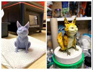 Loth-Cat fan 3d print model 3D प्रिंट मॉडल