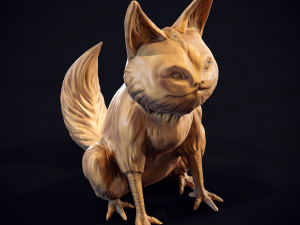 Loth-Cat fan 3d print model 3D प्रिंट मॉडल