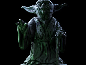 Yoda Sculpture fan 3d print model 3D 프린트 모델
