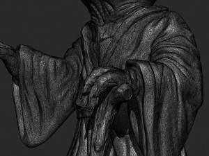 Yoda Sculpture fan 3d print model 3D 프린트 모델