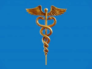 Caduceus Medical symbol 3d print model 3D Print Model