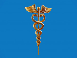 Caduceus Medical symbol 3d print model 3D Print Model