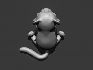 Little Tiger Toy 2 3D print model 3D Print Model