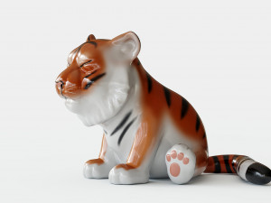 Little Tiger Toy 2 3D print model 3D Print Model
