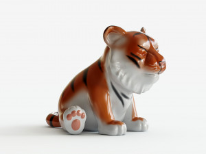 Little Tiger Toy 2 3D print model 3D Print Model