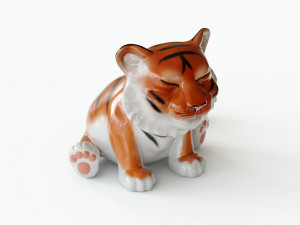 Little Tiger Toy 2 3D print model 3D Print Model