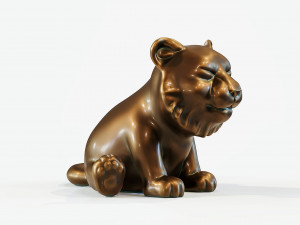 Little Tiger Toy 2 3D print model 3D Print Model