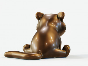 Little Tiger Toy 2 3D print model 3D Print Model