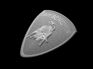 logo lamborghini Modello 3D