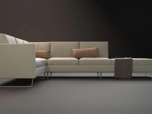 living sofa l modelo 3d 3D Model