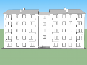 simple building 3D 모델