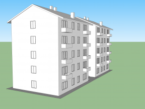 simple building Model 3D